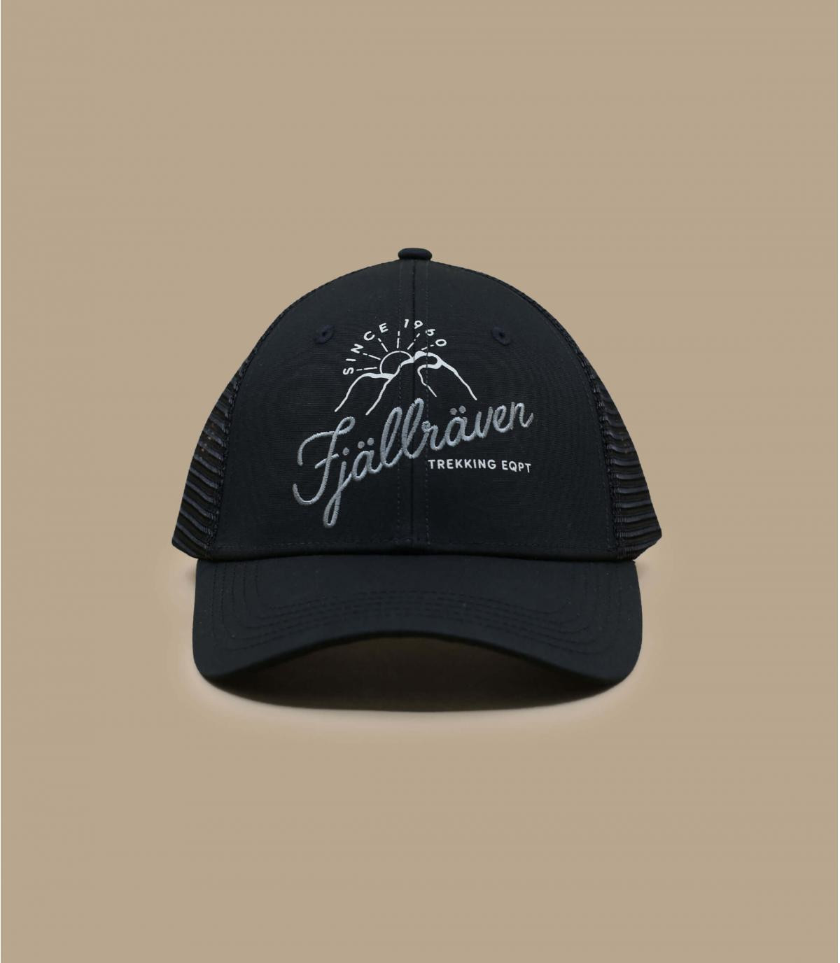 black FjällRäven trucker Sunrise black